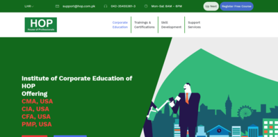 House of Professionals Website Image